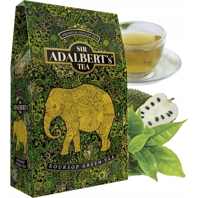 Sir Adalbert's Zelený čaj s graviolou 100 g