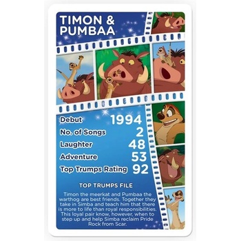 Winning Moves Wm26710 Топ Тръмпс - Дисни