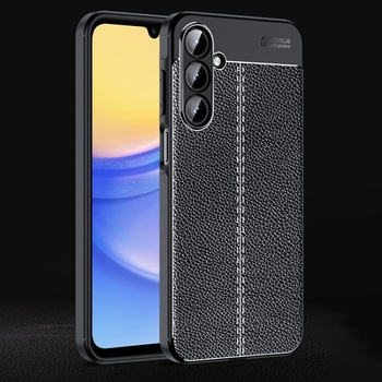 Samsung Galaxy A16 5G / A16 4G Удароустойчив Litchi Skin Калъф и Протектор