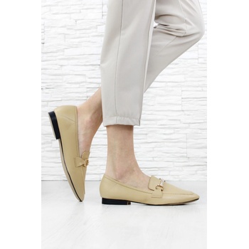 Lemon Tree Dámské béžové mokasíny BL045KH