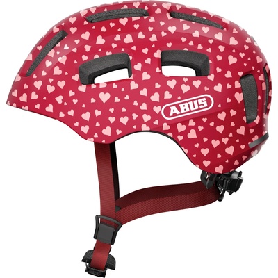 ABUS Детска каска за велосипед ABUS Kid's Youn-I 2.0 Bike helmet - Cherry Heart - размер S 48-54 cm (851-1076-0811)
