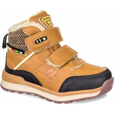 Chlapecké boty na suchý zip zateplené