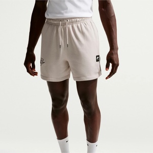 Nike Мъжки къси панталони Nike Air BB Fleece Short Shorts - Light Bone / Black - размер XL (012-4614-0214)