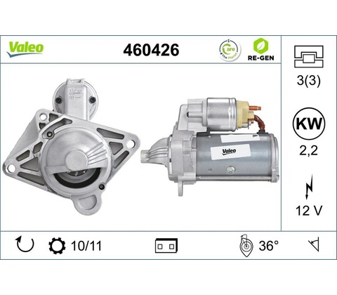 Štartér VALEO 460426