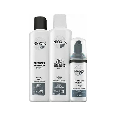 Nioxin System 2 Trial Kit комплект Против косопад 150 ml + 150 ml + 40 ml