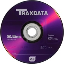 Traxdata DVD+R 8,5GB 8x, cakebox, 10ks