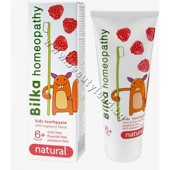 BilkaDent Паста за зъби Bilka Homeopathy NATURAL 6+, p/n BI-2910912 - Детска гелна паста за зъби с вкус на ягода и малина (BI-2910912)
