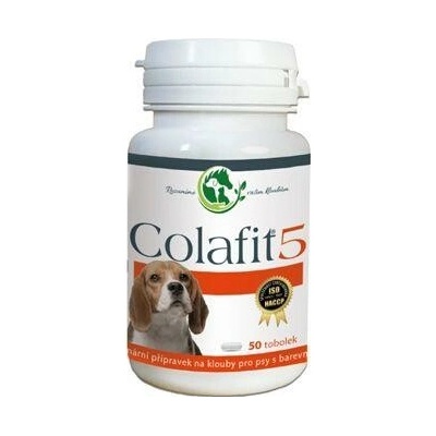Colafit 5 na kĺby pre psy farebné 50 tbl
