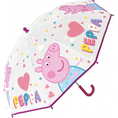 Peppa Pig Having fun deštník dětský růžový