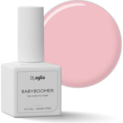 Aglia BABYBOOMER vrchní bezvýpotkový UV/LED gel 15 ml – Zboží Dáma