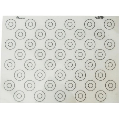 de Buyer Silikónová podložka na makrónky so značkami 40x30cm