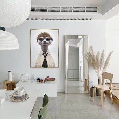 Moderný obraz do domácnosti - originálny 3D nástenný obraz - MEERKATS SENTINEL 75 x 100 cm