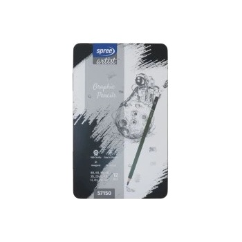 Spree Art Моливи за графика Artist 5H-8B 12 броя