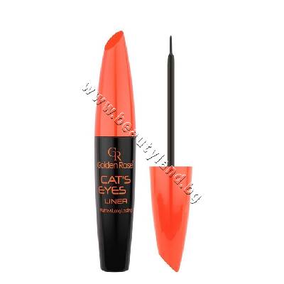 Очна линия Golden Rose Cat`s Eyes Liner Black, p/n GR-253440 - Очна линия с матов финиш черно (GR-253440)