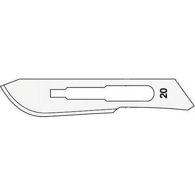 Surgeon Čepieľka skalpelová Carbon Steel č. 20