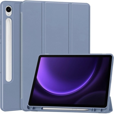 Vsetkonamobil 66573 LEATHER Zaklápací kryt Samsung Galaxy Tab S9 FE / Tab S10 FE / S10 Lite fialový