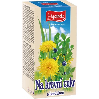Apotheke Krevní cukr bylinný čaj 20 x 1,5 g