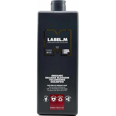 label.m Organic Orange Blossom Volumising Shampoo 1000 ml