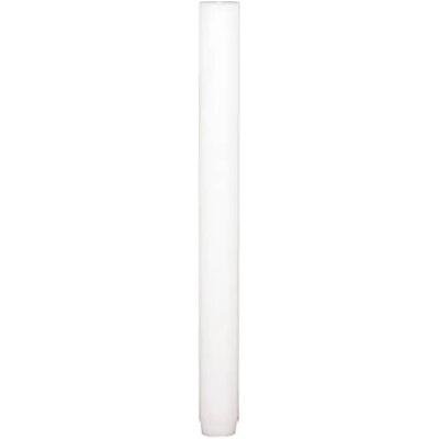 Dlouhá svíčka průměr 2,6 cm doba hoření 18 h Broste RUSTIC - bílá