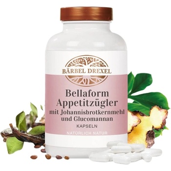 Bärbel Drexel Bellaform Appetitzügler mit Johannisbrotkernmehl und Glucomannan | Глюкоманан с рожков [180 капсули]