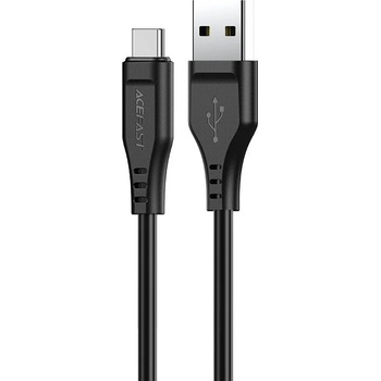 ACEFAST Кабел за пренос на данни от USB към USB Type C Acefast, 1.2m, 3A, Черен (C3-04-A-C black)