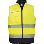 Portwest hi-vis 2-tone s267 / Двуцветна светлоотразителна жилетка - hv жълто/тъмносиньо s (s267ynrs)