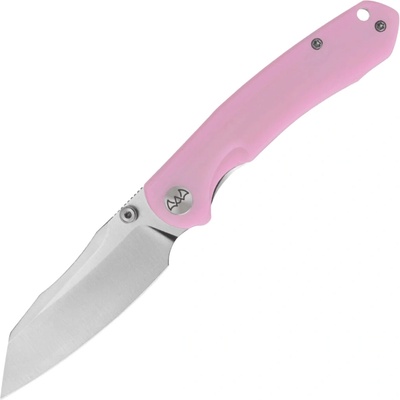 WIXCO AXOR 14C28N Satin with Pink G10 handle Linerlock WX15-E