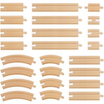 koľaje Bigjigs Set 24 dielov