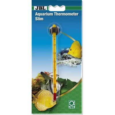 JBL Aquarium Thermometer Slim - Стъклен термометър за аквариуми, 0-50 градуса 15 см