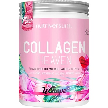 Nutriversum Collagen Heaven | added Zinc, Vitamin C and Hyaluronic Acid [300 грама] Розова лимонада