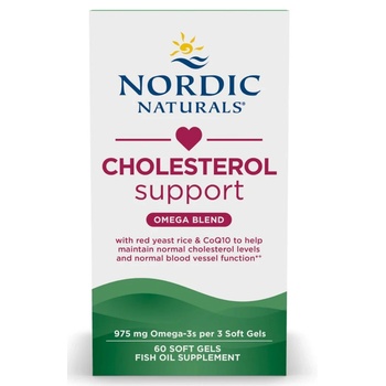 Nordic Naturals Cholesterol Support Omega Blend, холестерол разтвор, 60 меки капсули