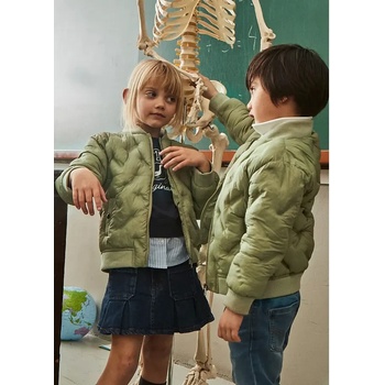 MAYORAL Преходно яке Бомбър в зелен цвят за мини момче Mayoral