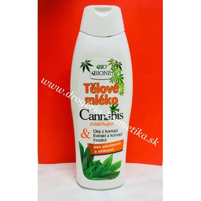 Bione Cosmetics Cannabis telové mlieko 500 ml