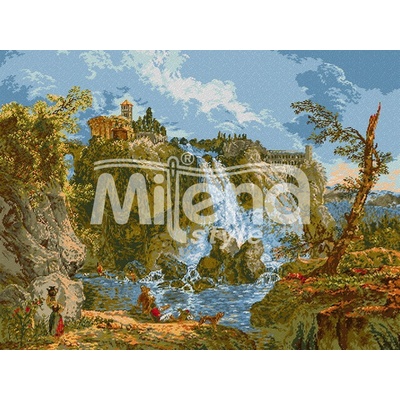 Milena Style Водопад - гоблен със схема конци dmc 1: 1