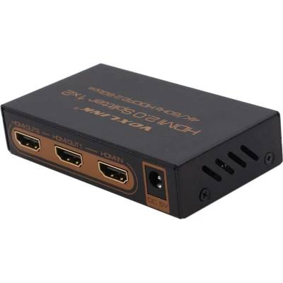 HDMI сплитер ESTILLO HDSP0010M1, 1/2, 4K/60Hz (EST-HDMI-SPLITTER-1-2-4K)