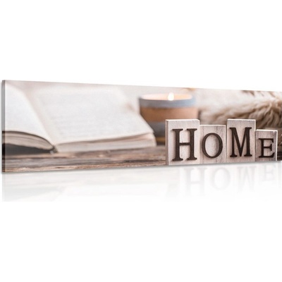 Obraz drevené písmenká s nápisom Home