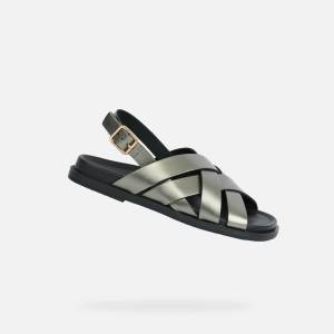 Geox Зелени дамски сандали Geox Adelash Geox | Zelen | ЖЕНИ | 36