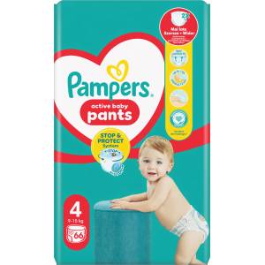 Pampers Гащички Pants 360°, размер 4 (9-15 kg), 66 бр (3036014)