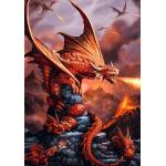 Trefl - Puzzle Premium Plus: Anne Stokes - Fire Dragon - 1 000 piese