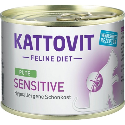 Kattovit Feline Diet Sensitive krůtí 6 x 185 g