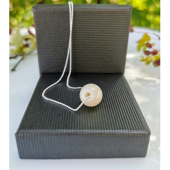 Meganflo Нежен медальон перла - сребро