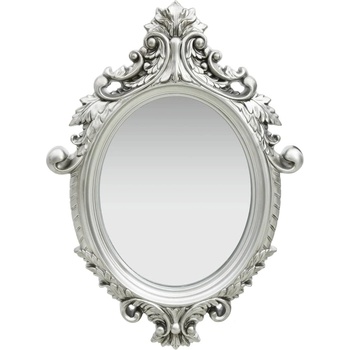 Image 1 of vidaXL Стенно огледало, стил замък, 56x76 см, сребристо (320358)