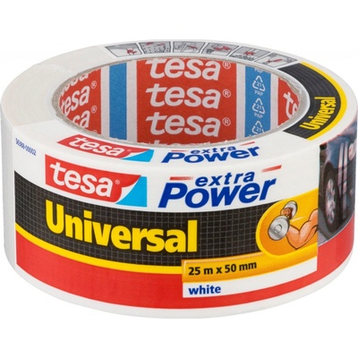 Tesa Extra Power Duct Tape 25 m x 50 mm bílá 56388