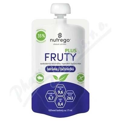 NUTREGO FRUTY PLUS BORŮVKA POR SOL 4X175ML