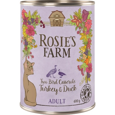 Rosie's Farm Adult krůtí a kachní 12 x 400 g