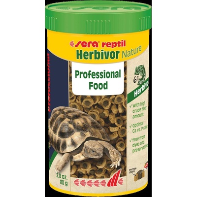 sera Professional Herbivor -Храна за растителноядни влечуги - костенурки, игуани и др. 250 мл