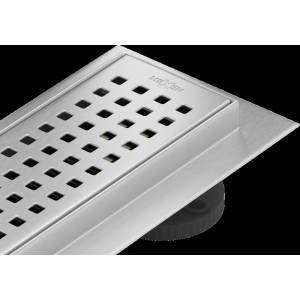 Mexen Flat 360° M08 въртящ се линеен сифон 70 см, инокс - 1025070-40 (1025070-40)