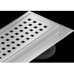 Mexen Flat 360° M08 въртящ се линеен сифон 70 см, инокс - 1025070-40 (1025070-40)