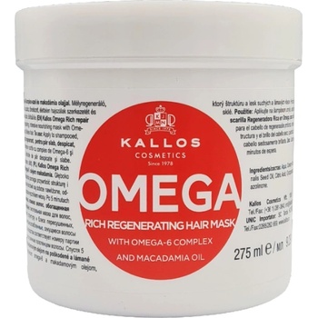 Kallos KJMN Omega Rich Repair Hair Mask 275 ml