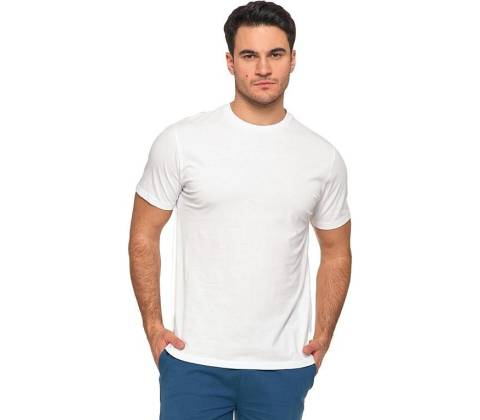 Pánské bavlněné triko Basic bílé